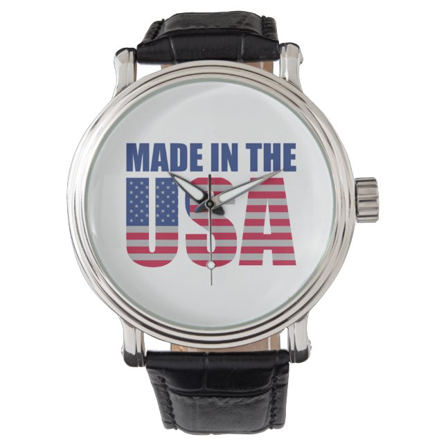 MONTRE FABRIQUÉ AUX ÉTATS-UNIS (devant)