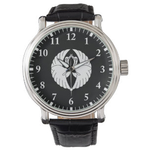 Montre Face aux grues blanches