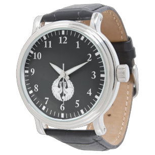 Montre Face aux grues blanches