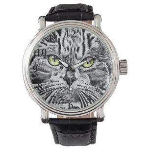 Montre Face de chat