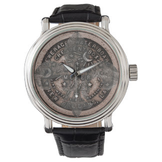 Montre Face de l'horloge Fleur De Lid
