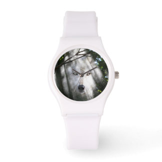 Montre Face de loup dans un rayon de soleil