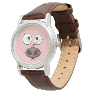 Montre Face de porc mignonne