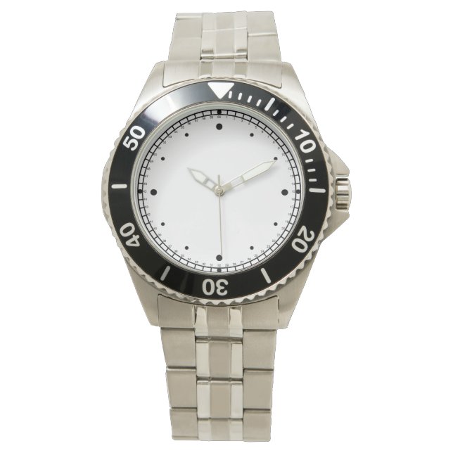 Montre faciale numérique avec points noirs (devant)