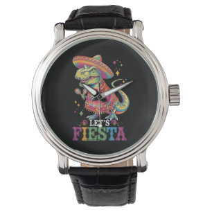 Montre Faisons la Fête Cinco De Mayo T Rex Dinosaure