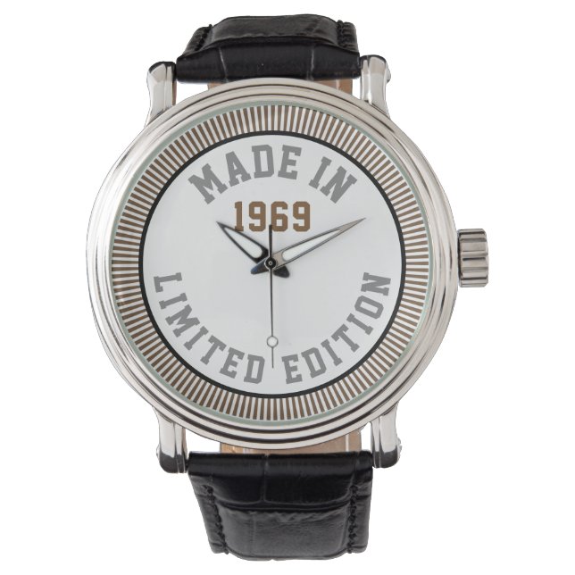 Montre Fait en 1969 (devant)