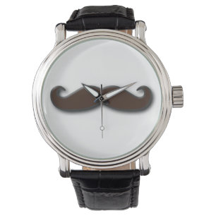 montre faite face par moustache