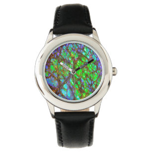 Montre Falln Peacock Ammolite