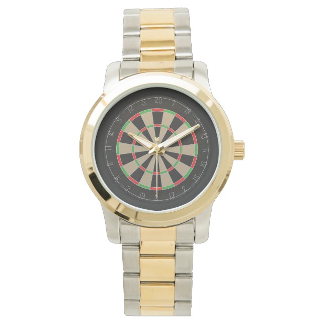 Montre Fans fléchés 🎯 😍 Dartboard (devant)