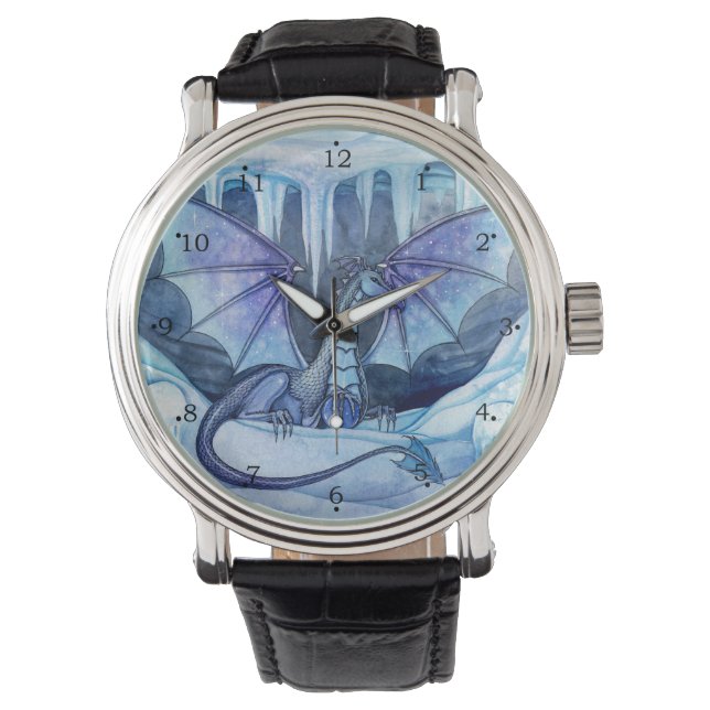 Montre Fantaisie de dragon de glace par Molly Harrison (devant)