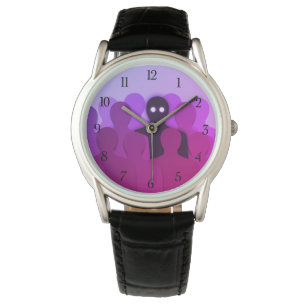 Montre Fantôme éffrayant Dans Les Gens Foule L'Art D'Horr