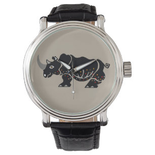 Montre Faune - Cool RHINOCEROS - Nature - Conservation