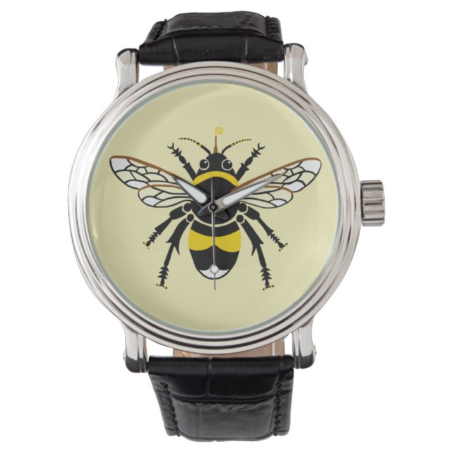 Montre Faune - Insecte - Bumeau BEE - Nature -Jaune (devant)