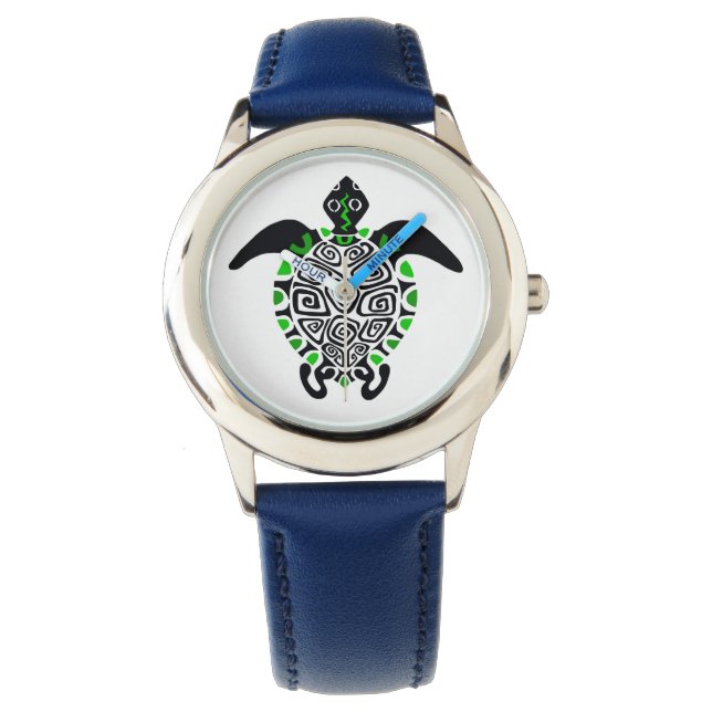 Montre Faune - Mer Cool TURTLE - Nature - Écologie (devant)