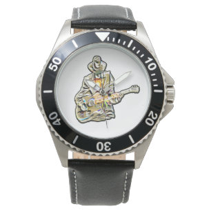 Montre Feel the Blues - Conception de guitare artistique