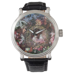 Montre Fées dans un nid d'oiseaux, John Anster Fitzgeral
