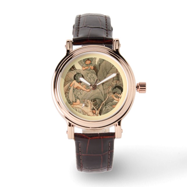 Montre Fées des feuilles réparant les feuilles (Recto)