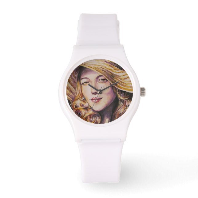 Montre Femme avec casquette (Recto)