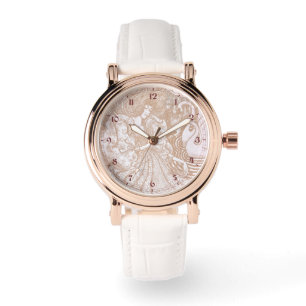 Montre Femme avec des cygnes par Jan Toorop