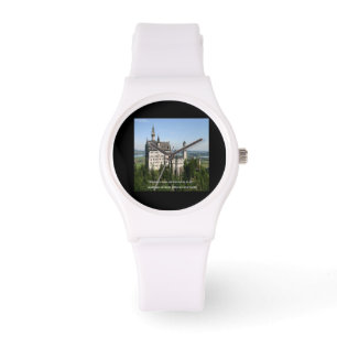 Montre Femme Blanche en Silicone Château de Neusch