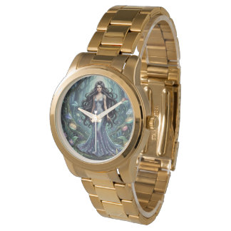 Montre Femme majestueuse avec une robe argentée