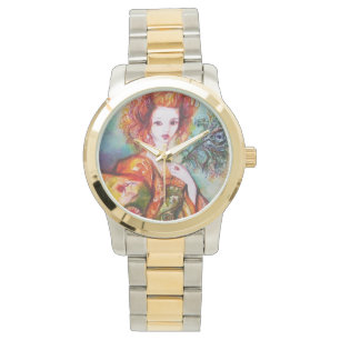 MONTRE FEMME ROMANTIQUE AVEC PEACOCK FEACOCK