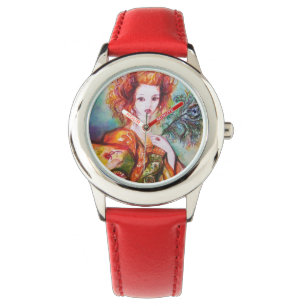 MONTRE FEMME ROMANTIQUE AVEC PEACOCK FEACOCK