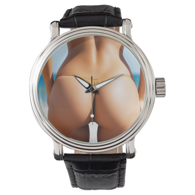 Montre Femme sur la plage (devant)