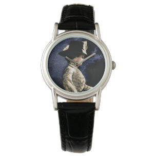 Montre Femme victorienne Vintage triste avec Casquette de