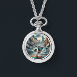 Montre Femmes en action de Breakdancer Silhouette de New<br><div class="desc">Le design montre une scène animée dans laquelle une danseuse de break se produit en pleine balançoire dans la rue. Le personnage principal,  la danseuse de rupture,  est au milieu d'un puissant support à main.</div>