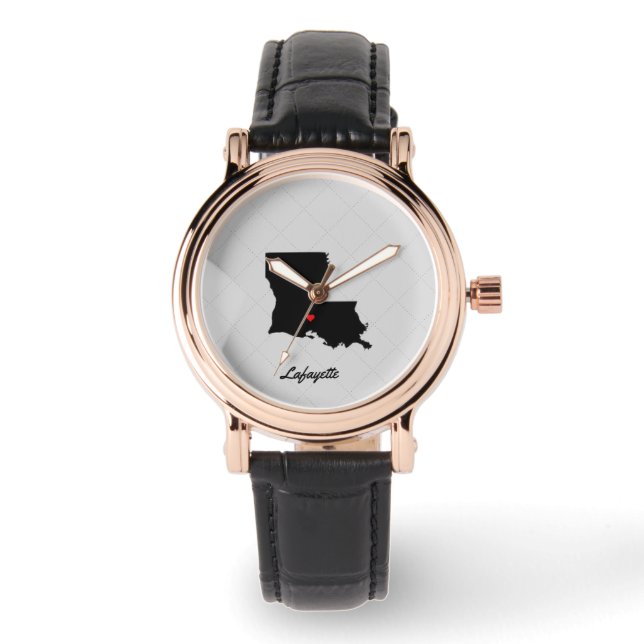 Montre Femmes I love Lafayette Louisiana Watch (Recto)