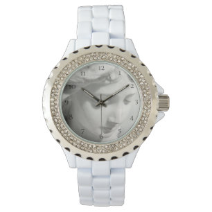 Montre *~* Femmes Marbre blanc Beau Ange
