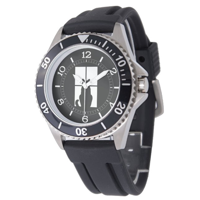Montre Fenêtre Black Cat Cliquez pour Customiser un cadra (Incliné)