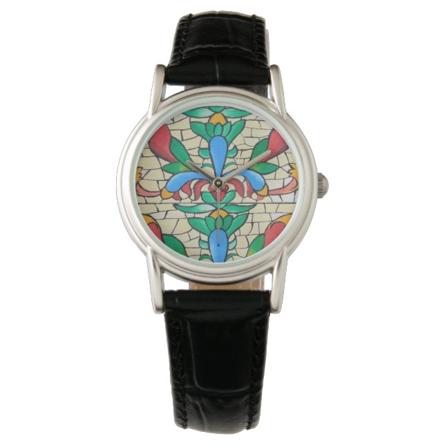 Montre Fenêtre en verre tendu (devant)