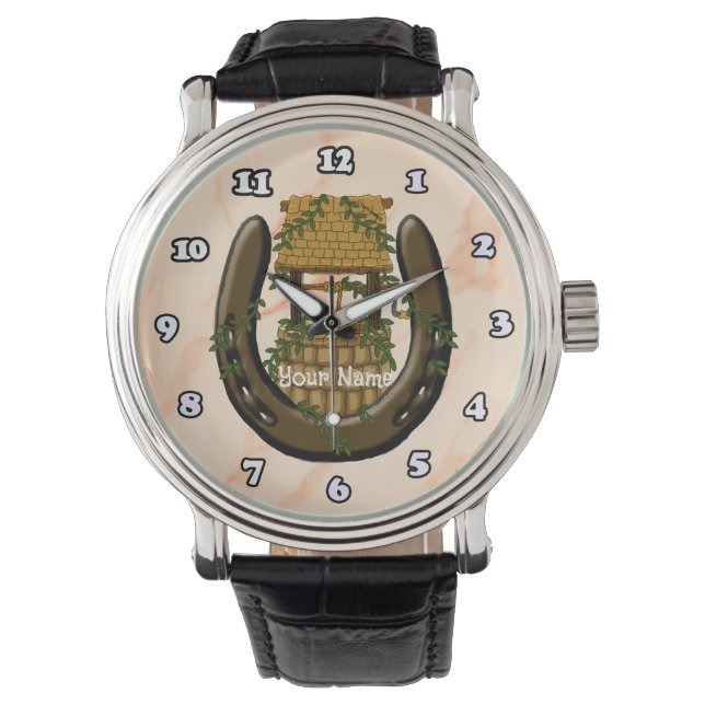 Montre fer à cheval Puits de souhaits (devant)