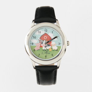 Montre Ferme de garçons Animaux de la grange Enfants