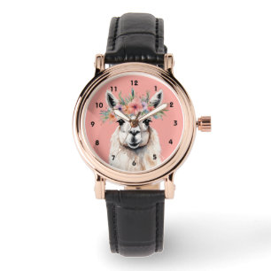 Montre Ferme Zen Florale Licorne Caprice Rose