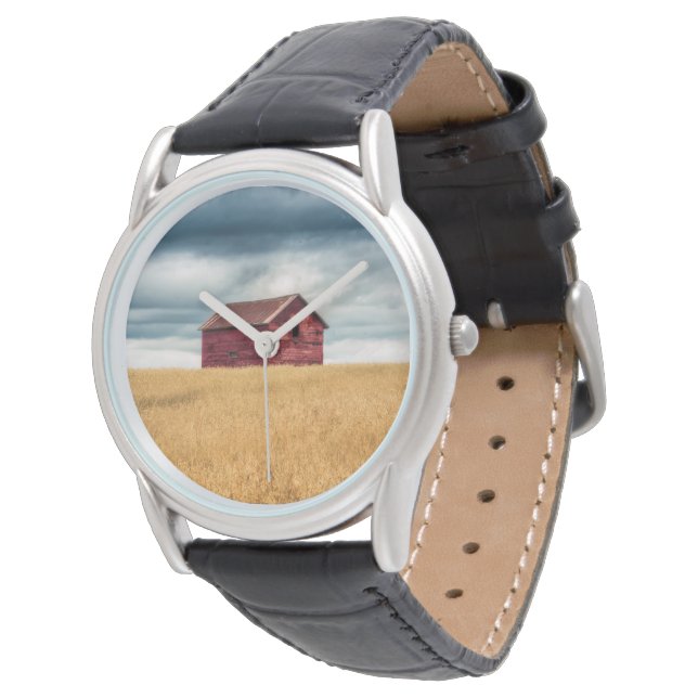 Montre Fermes | Vielle grange rouge (Incliné)