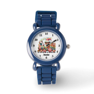 Montre Festive garçons gingerpain train ajouter nom