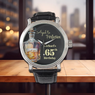 Montre Fêté avec perfection Hommes 65 ans Whisky Annivers