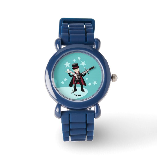 Montre Fête d'anniversaire de Magician Kid (Recto)