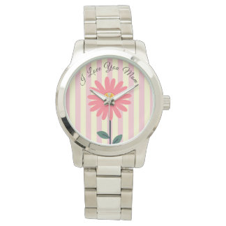 Montre Fête des Mères,Je T'Aime Maman,Meilleure Maman,Mod