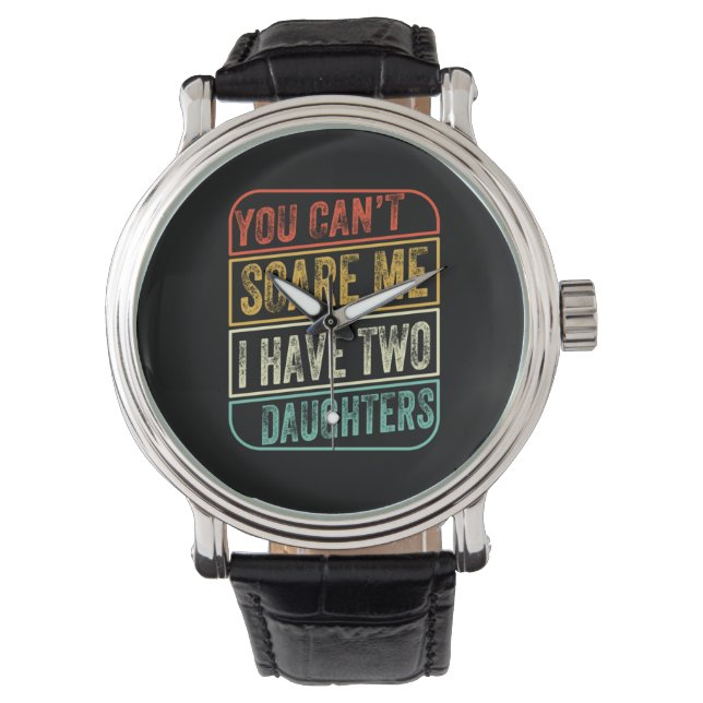 Montre Fête des pères J'Ai Deux Filles (devant)