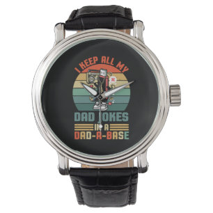Montre Fête des pères Je Garde Toutes Mes Blagues De Papa
