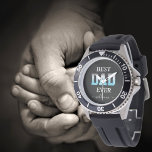 Montre Fête des pères photo personnalisée de Best Papa Ev<br><div class="desc">Best Dad Ever Custom Photo Fête des pères Cet été tendance et élégant Regarder 2024,  Customisez ces Fêtes des pères joyeuses,  Un grand cadeau à tous Watch,  des enfants! "Meilleur papa jamais" Photo Fête des pères personnalisée</div>