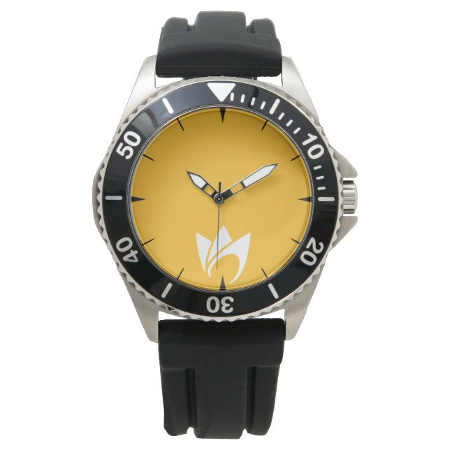 Montre Feu Flamboyant (flammes orange) (devant)