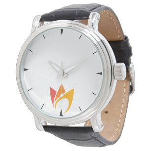 Montre Feu flamboyant (flammes orange à rouge)