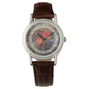 Montre Feuille d'automne sur rocher, Californie