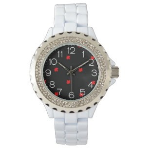 Montre Feuille d'érable du chalet canadien