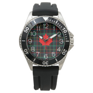 Montre Feuille d'érable pliée au chalet canadien